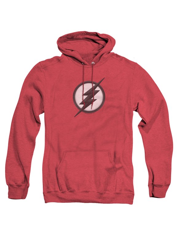 Flash Jesse Quick Logo Adult Heather Hoodie Sweatshirt Red