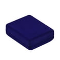 thumbnail image 1 of tssuouriy Flocking Jewelry Box Portable Solid Color Stylish Display Replacement Rectangular Brooch Bracelet Jewellery ABS Case Blue 1Set, 1 of 6
