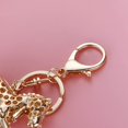 thumbnail image 4 of czcpp-Crystal Key Ring Rhinestone Horse Keychain Rhinestone Car Keychain Women Crystal Car Keychain Crystal Horse Purse Charms for Handbags, 4 of 4