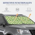 thumbnail image 4 of Vsdgher Cartoon Frogs Print Car Windshield Sun Shade, Reflective Sunshade Window Sunshade Sun Visor Protector Fit for Cars,Trucks,SUVs-Large, 4 of 6