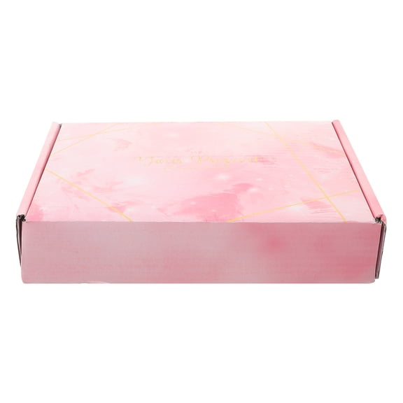 UPOUART Pink Paper Box for Storage Versatile Packaging Box for Clothing Accessories and 10 x 8 x 4 Inches