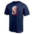 thumbnail image 2 of Men's Navy Seattle Mariners Red White and Team T-Shirt, 2 of 3
