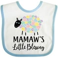 thumbnail image 3 of Inktastic Mamaw for Grandchild Girls Girls Baby Bib, 3 of 4