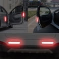 thumbnail image 3 of ZOUBAOQ 2x Reflective Safety Warning Strip Tape Car Door Bumper Red Reflector. A6O7, 3 of 8