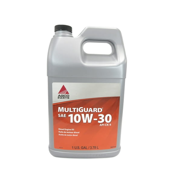 AGCO MultiGuard Diesel Engine Oil SAE 10W-30 API CK-4 1 Gallon, 79037119