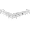 thumbnail image 3 of Meridian Furniture Nizuc White Outdoor Patio Modular Sectional, 3 of 9