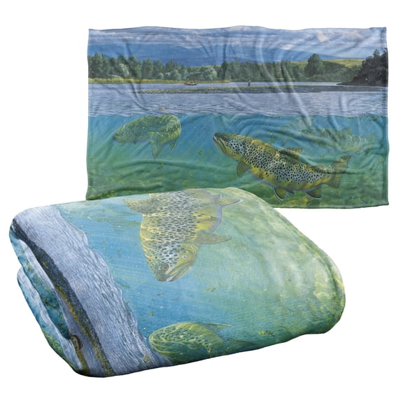 Wild Wings Bighorn River 2 Silky Touch Super Soft Throw Blanket 36" x 58"