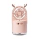 thumbnail image 1 of Advancent Ventilador de niebla de escritorio, humidificador portátil de 3 modos de 240ML con humidificación de luz nocturna, ventiladores de Humidificadores Rosado Advancent HA063836-02, 1 of 6