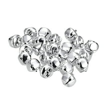 Uxcell Jingle Bells, 1/2"(12mm) 120 Pack Small Bells for Crafts DIY Christmas, Silver Tone