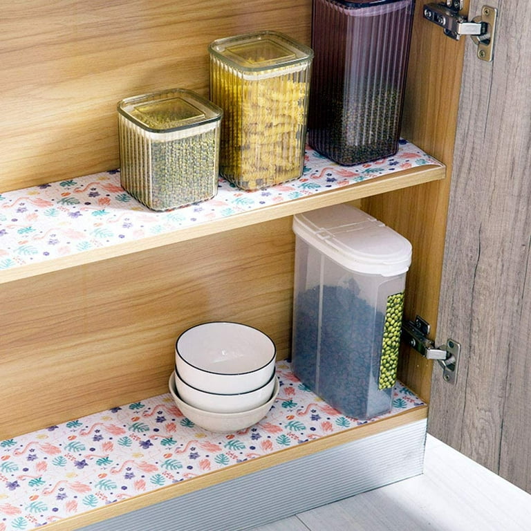 Shelf Liner Cabinet Liner, Non Adhesive Drawer Liner, Washable Waterproof  Durable Non-Slip Shelf Liner for Kitchen, Drawer , Refrigerator 6m