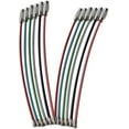 thumbnail image 5 of Wire Keyrings, 4-Inch, 12 Pack, Flexible Keychain with Plastic Coated Steel for Keys, Luggage Tags, Key Fobs, 5 of 7