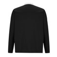 thumbnail image 5 of ZCFZJW Men's Quarter Zip Up Pullover Trendy Slim Fit Lapel Collar V Neck Long Sleeve Sweaters Casual Polo Sweatshirt Fashion Golf Ball Shirt Tops with Pockets Black L, 5 of 6