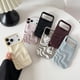 thumbnail image 2 of Funda de Silicona Caseative para iPhone 17 Rosa con Diseño de Ondas de Agua, 2 of 6