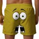 thumbnail image 4 of Pantalones Cortos de Cintura Elástica de los Hombres Casual Divertido Impreso Pantalones Cortos de Natación, Bajos de Playa de Verano Ligeros con Bolsillos, 4 of 5