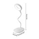 thumbnail image 4 of Luz de escritorio Lámpara LED de escritorio regulable Sala de estar Dormitorio Mesita de noche Luz recargable 6W 4000K, Blanco Inevent EL001552-01B, 4 of 7