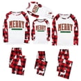 thumbnail image 1 of Kids Pajama Set,Kid Snowman Print Top Pants Family Parent Child Wear,Kids Pajamas, 1 of 7