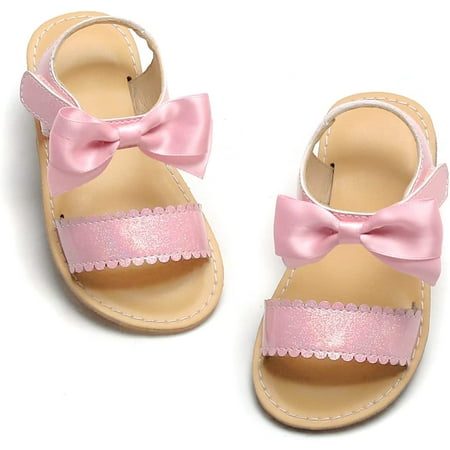 

QWZNDZGR Toddler Girl Sandals - Little Girl Easter Summer Dress Shoes Lightweight Open Toe Beach Holiday