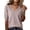 Camel&08W0316, variant on Womens Ribbed Top Knitted V Neck Half Sleeve Womens Tops Fitted Stretch Spring Summer Dressy Basic Tunic Tops Blue M