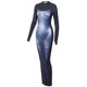 thumbnail image 5 of Vestido De Mujer Con Estampado De Cuerpo Vestido de manga larga Slim Fit Body-Shaping Atuendo Cóctel (Negro S) Ygjytge para Mujer Negro T L, 5 of 9