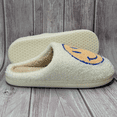 thumbnail image 5 of Smiley Face Slippers (Unisex), Slip Resistant, Slide-On House Shoes, Off-Yellow (US Womens 10 / Mens 8.5), 5 of 9