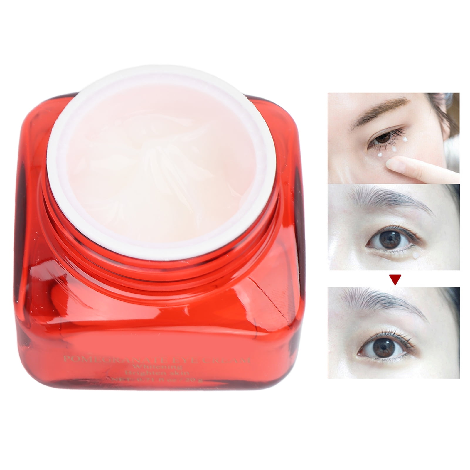 20g Pomegranate Eye Cream, Gentle NonIrritating Pomegranate Antioxidant Eye Cream,Remove