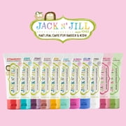 Jack N’ Jill Fluoride-Free Kids & Baby Toothpaste with Xylitol, Strawberry Flavor, Safe if Swallowed When Used as Directed, 1.76 oz Tube