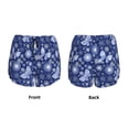 thumbnail image 3 of Balery Beautiful Snowflake Butterfly Pantalones cortos deportivos para mujer con forro y dos bolsillos, elásticos, para entrenamiento, gimnasio, yoga-X-Large, 3 of 7