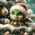 thumbnail image 1 of 5D DIY Dinosaurio Navidad Arte Artesanal 40x40cm, 1 of 9