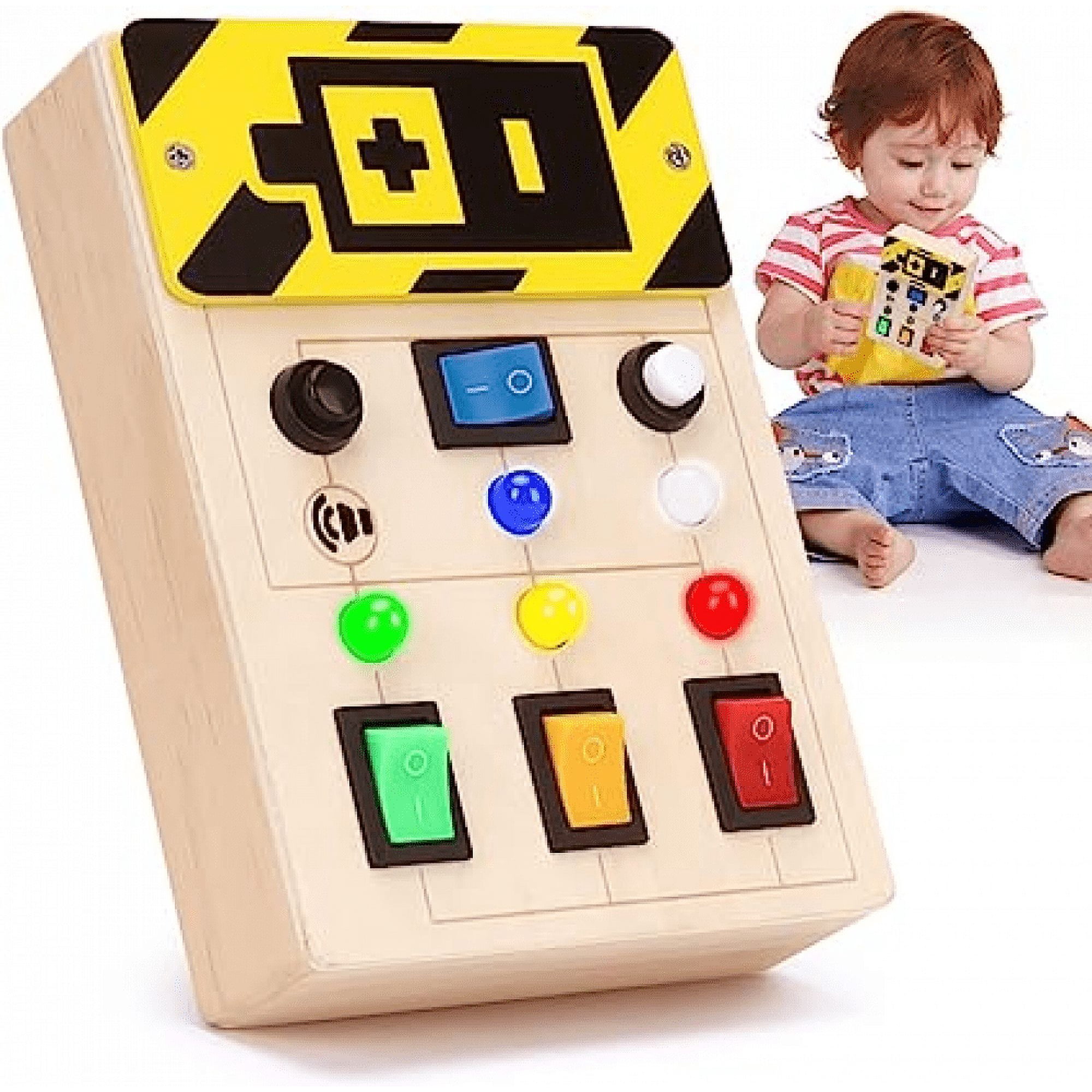 Toys 1 2 3 4 Year Olds Toddler Baby Sensory Toys for Autistic Children Busy Board 1 5 Year Olds Kids Wooden Educational Toys Walmart