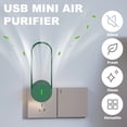 thumbnail image 3 of Purificador Aire Iones Negativos USB (iones Negativos USB [desodorización Y Eliminación Humo]) (verde) Verde, 3 of 9