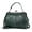 Green, variant on Women Vintage Hollow Handbag Oil Leather Shoulder Crossbody Bag Satchel Purse with Kiss Lock Closure