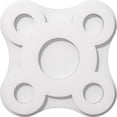 thumbnail image 1 of Ekena Millwork CMP12LA 12 in. OD x 4 in. Square Luna Architectural Grade PVC Contemporary Ceiling Medallion, 1 of 1