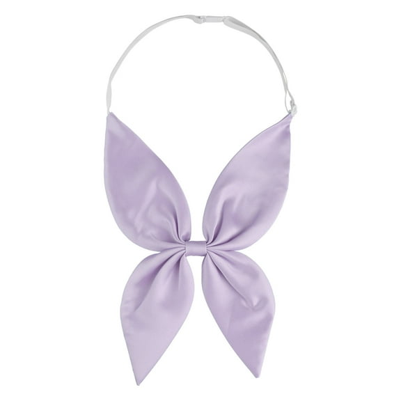 INSPIRE CHIC Women Pre-Tied Bowknot Bowties Bow Tie Sailor Suit Dress Decor Pink Purple One Size