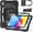 Black, variant on Case for iPad A16 11th/10th Generation 11/10.9 Inch 2025/2022,  Full- Drop Protection Rugged iPad a16 Case with Screen Protector, Rotating Stand  Strap Pencil Holder,