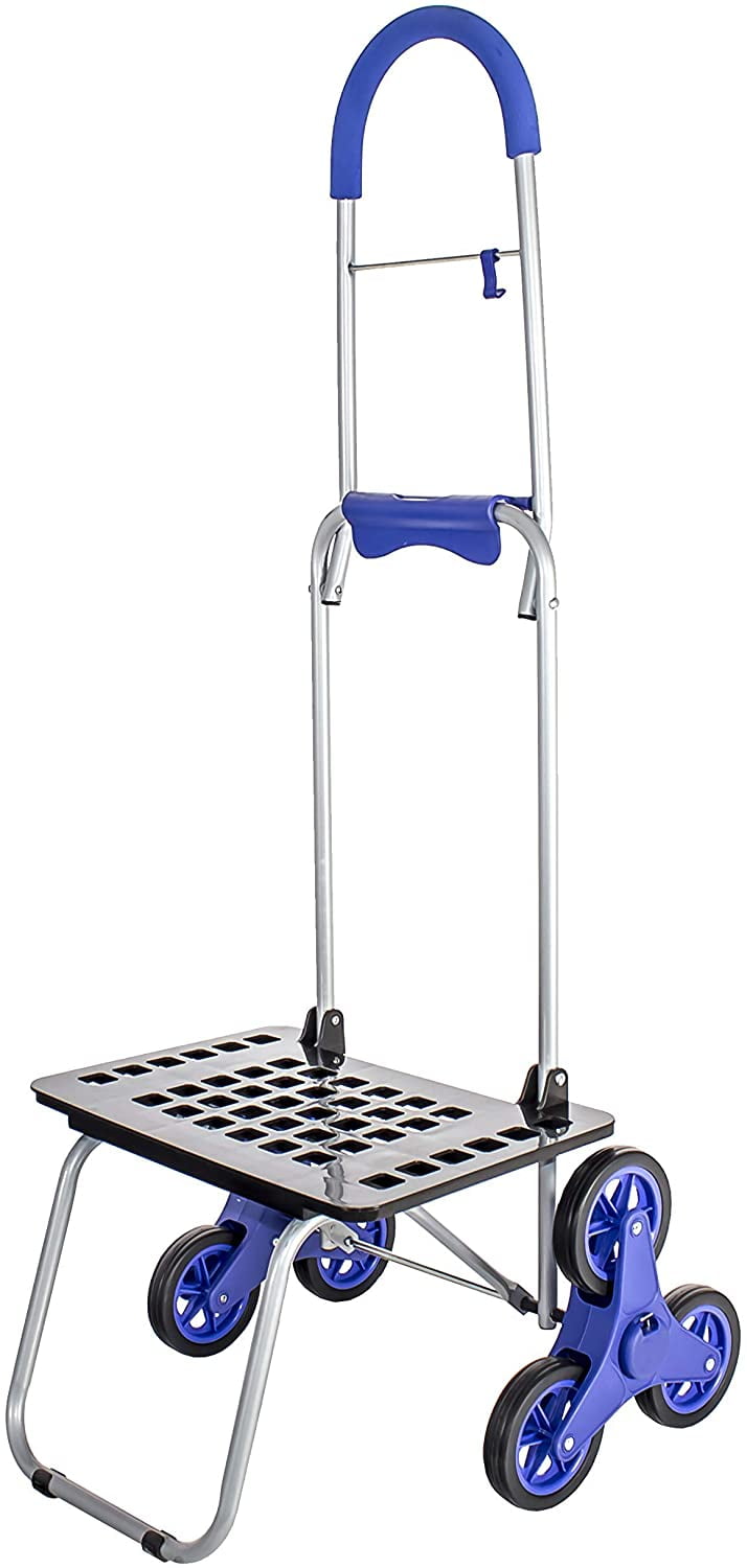 Stair Climber Bigger Mighty Max Dolly Cart, Blue Handtruck Hardware