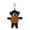 B Orange, variant on Made by Alien Personalized Teddy Bear plush toy Keychain Quick Release Detachable Key Rings
