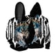 thumbnail image 2 of Sudadera con capucha y cremallera con estampado de lobo elegante Sudadera moderna y versátil para hombre Ropa informal y cómoda para hombre Sudadera para hombre, 2 of 5