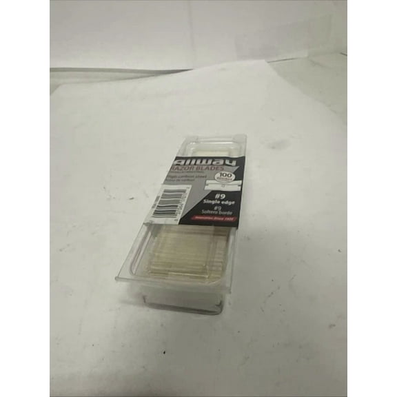 Fyna -100 Blade Allway Tools .009" Industrial Quality Single Edge Razor Blade Seb100Vp