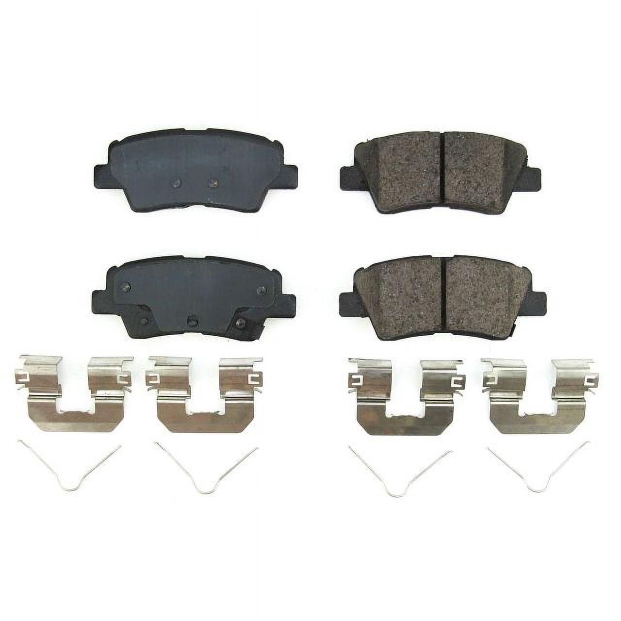 Power Stop Rear Z17 Evolution Ceramic Brake Pads with Hardware 17-2098