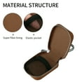 thumbnail image 2 of Earbud Case Headphone Storage Case Compatible with Airpods 1/2/3/Pro Wireless Earphones Carrying Pouch Small PU Leather Bag Shockproof Earpods Cover Universal Bag Travel Protection Pouche, 2 of 6
