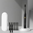 thumbnail image 2 of Electric Toothbrush under $5! CQCYD Electric Toothbrush with 8 Replacement Heads, 5 Cleaning Modes IPX7 Waterproof, Rechargeable Oral Care for Adults, USB Fast Charging, 2 of 9