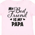 thumbnail image 4 of Inktastic My Best Friend is My Papa with Hearts Boys or Girls Toddler T-Shirt, 4 of 5