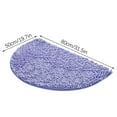 thumbnail image 3 of Binwennn Tapis de Salle de Bain Demi-Rond Doux et Confortable Épais Durable Lavable en Machine Réutilisable Couverture Tricotée Super Confortable Petite, 3 of 8