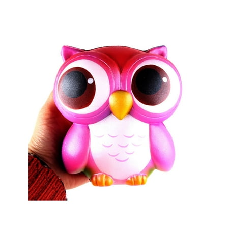 Galaxy Owl Jumbo Scented Squishies Slow Rising Squeeze Stress Reliever