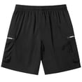 thumbnail image 6 of LTTVQM Cargo Shorts for Men Lightweight Breathable Stretch 2026 Summer Hiking Short Gym Casual Shorts Elastic Waistband Comfort Shorts with Pockets Black M, 6 of 8