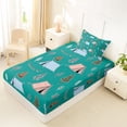 thumbnail image 4 of Erosebridal Kids Teens Jungle Adventure Twin Sheet Sets 3pcs,Boys Girls Woodland Camping Theme Bedding, 4 of 5