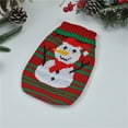 thumbnail image 6 of Christmas Dog Sweaters for Small Medium Dogs Girl, Soft Warm Pup Dogs Shirt, Turtleneck Dog Sweaters, Knitting Collar for Outdoors Playing, Warm Dog Cat Clothes Snowman, 6 of 6