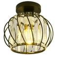 thumbnail image 1 of Lámpara Colgante De Cristal Con Bombilla Lámpara Colgante De Estilo Industrial Retro Buen Efecto De Iluminación Luz De Techo Fácil De Instalar Para La Decoración Del Dormitorio Del Comedor seitruly HA026786-01, 1 of 6