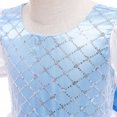 thumbnail image 5 of KAWELL Summer Custom Puff Sleeve Small Sequin Bow Mesh Dress Princess Dress 3-8 Years, 5 of 6