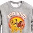 thumbnail image 3 of The Lion King - Simba, Pumbaa, & Timon Best Buds - Toddler & Youth Crewneck Fleece Sweatshirt, 3 of 5
